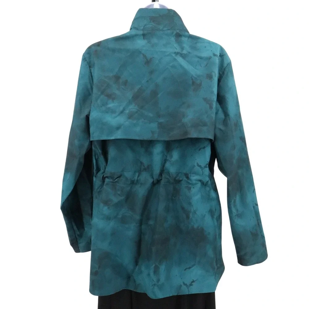 NWT Orvis Outbound Pack & Go Jacket S Water Resistant Teal Green Travel Hooded